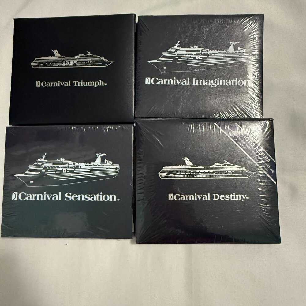 Four Carnival Small Photo Albums.